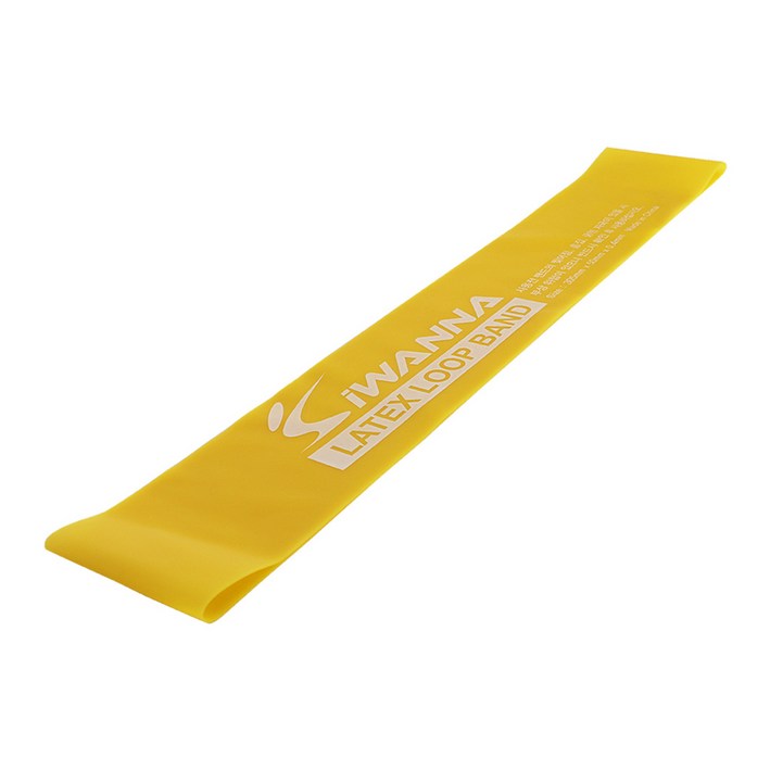 아이워너 라텍스 루프 밴드, 옐로우, 1개