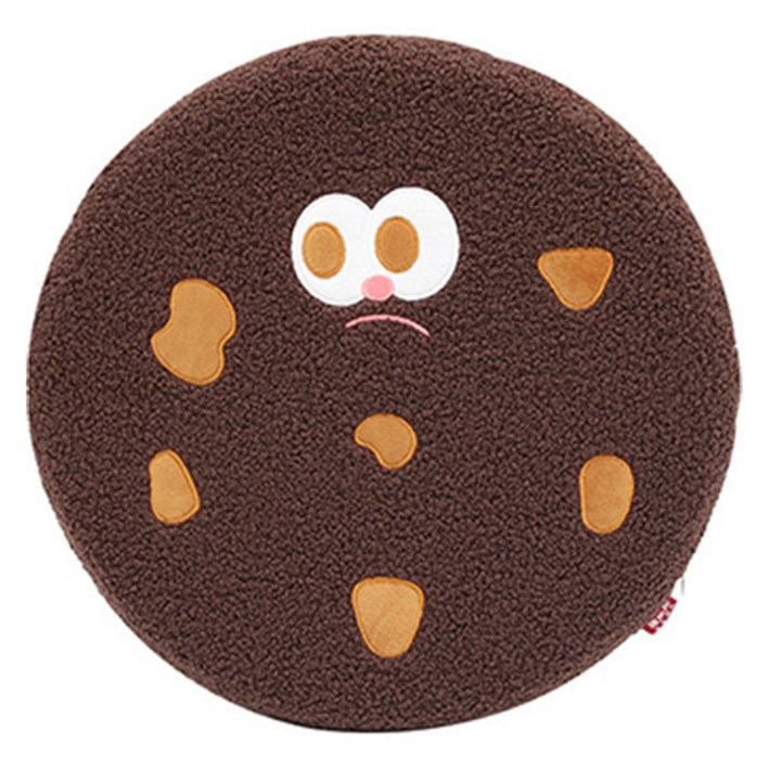 홈플로우 부드럽고 귀여운 쿠키 모양 쿠션 방석