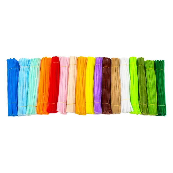 코히모 컬러 철사 모루 공예 만들기 재료 17종 200p 세트 5W0020, 혼합색상, 1세트