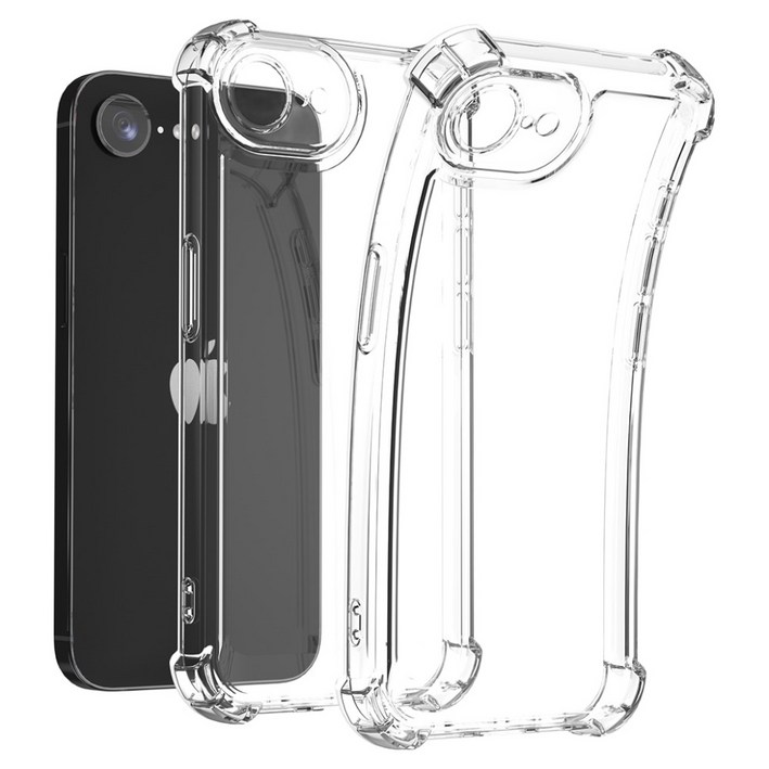 굿밸류 크리스탈 에어 젤리 쿠션 휴대폰 케이스 2p