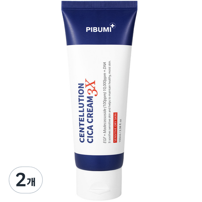 피부미 센텔루션 시카 건성크림 3X, 100ml, 2개