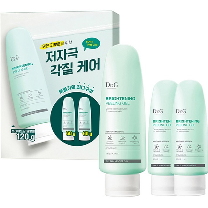 닥터지 브라이트닝 필링젤 120g  60g x 2p