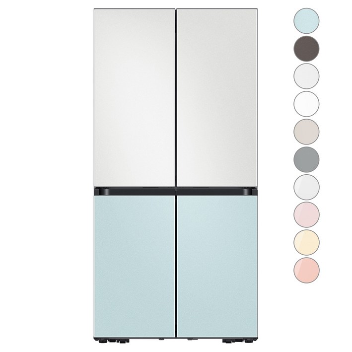 [색상선택형] 삼성전자 비스포크 키친핏 4도어 냉장고 615L 방문설치 7448108115