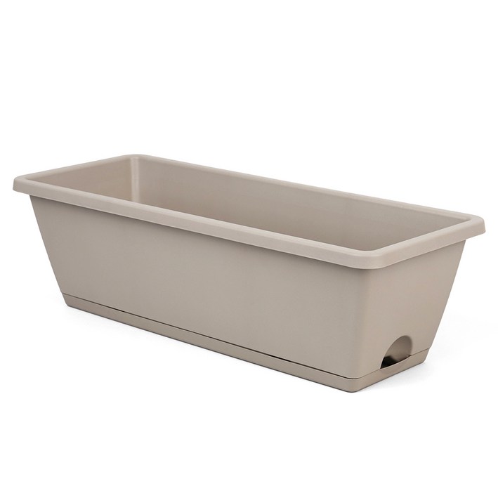 코멧 직사각 화분  받침 세트