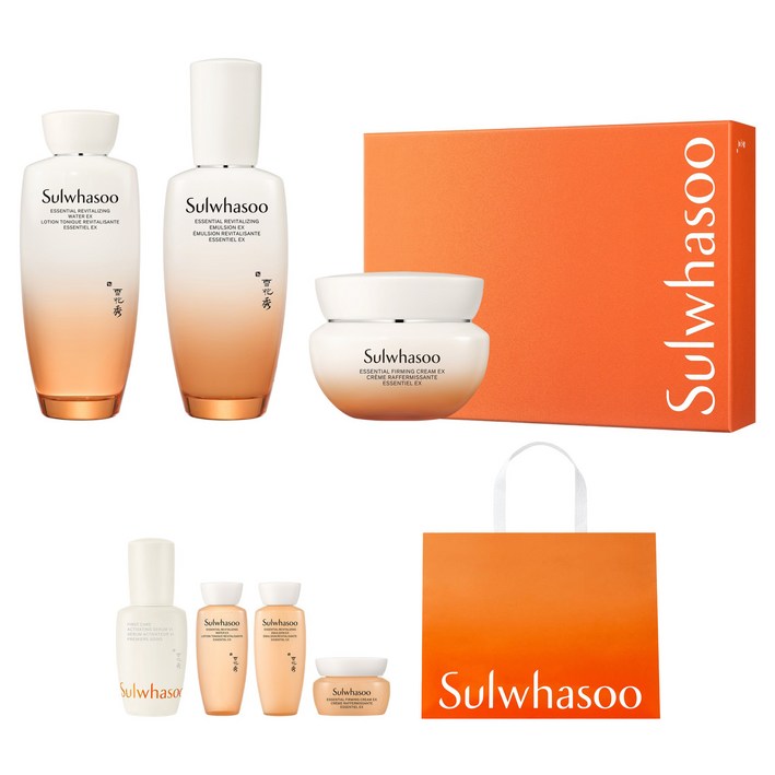 설화수 에센셜 탄력 3종 + 쇼핑백