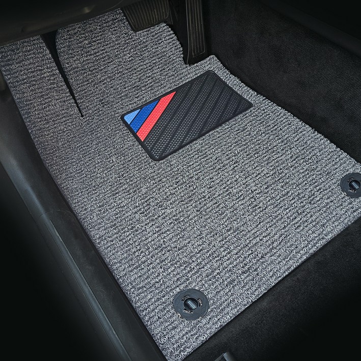 비비키 프리미엄 코일카매트 1열 + 2열 세트, 현대 팰리세이드 7인승 2019~, 그레이