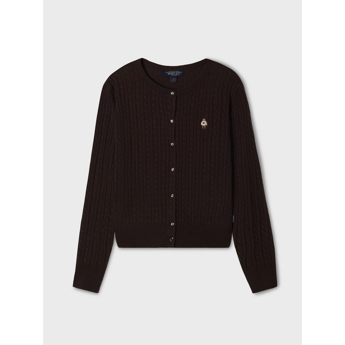 후아유 간절기 딱입기좋은 귀엽 10대 20대 여성 스티브 하이 게이지 울 케이블 가디건 best 상품