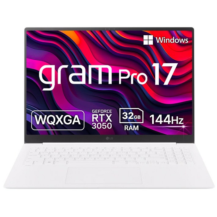 LG 그램 프로외장 17ZD90SPEX79K Ultra7 32GB 512GB RTX3050, 에센스 화이트, 17ZD90SPEX79K, 512GB, 32GB, WIN11 Home