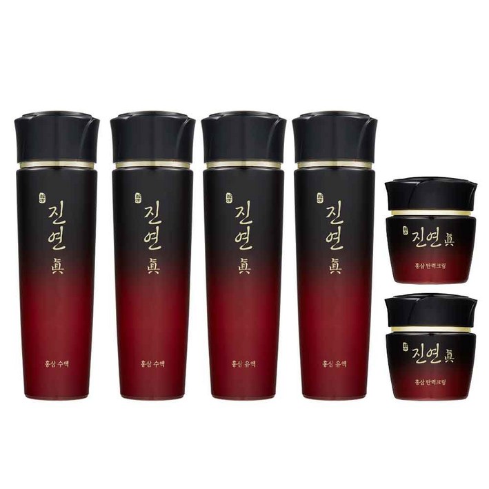 3종코리아나 진연진 홍삼 유액수액탄력크림쇼핑백, 2세트