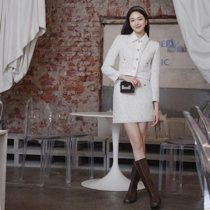 잇미샤 24 F W 트위드 셋업 미니 스커트 ITOAZSK560 2361662