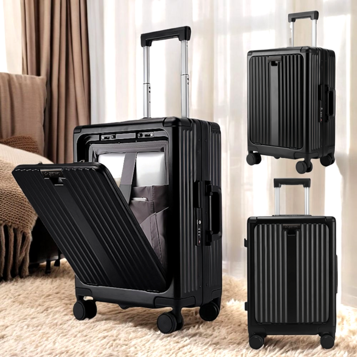 제트투 전면 오픈형 20인치 기내용캐리어 멀티 하드캐리어 24인치 대형 여행캐리어 TC-19