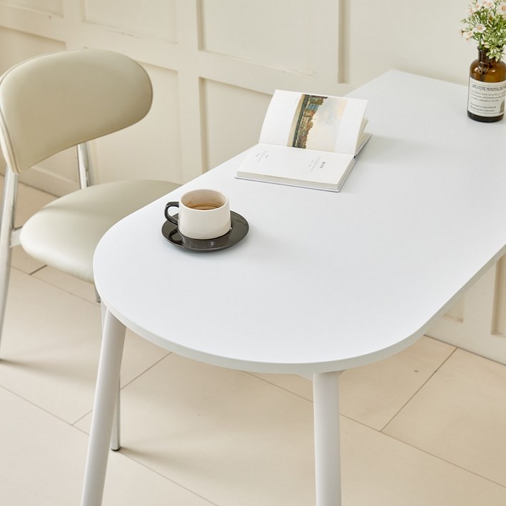 반타원식탁테이블 800X600 반달형 반원형 DIY식탁