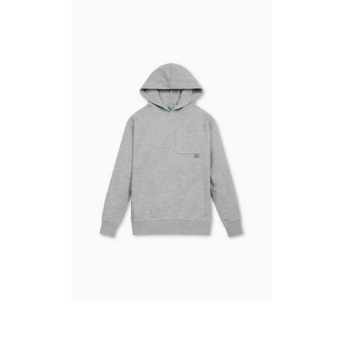 [AK플라자] [베네통 키즈] 3NBMC205A(MG)포켓 후드 맨투맨