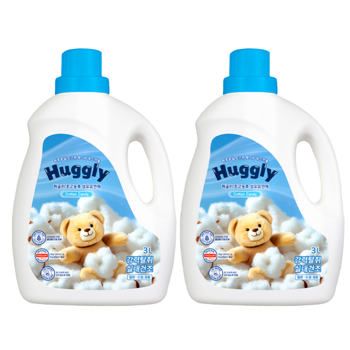 허글리 초고농축 섬유유연제 코튼캔디
