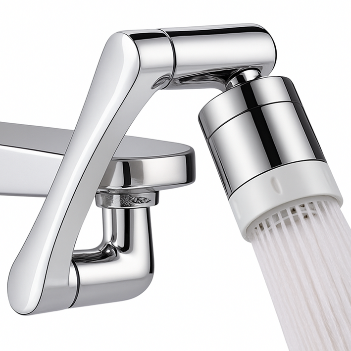 <1년 품질보증> 베비톡 아기수전 2세대 1440도 워터탭 360도 회전수도꼭지 구리재질 + 어댑터, 1개