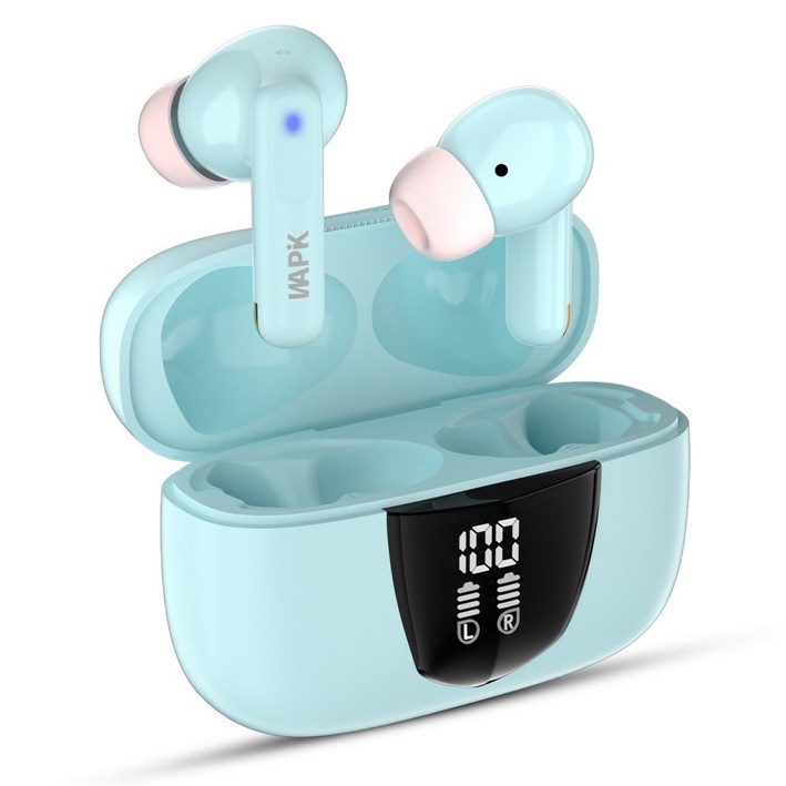 한정특가노이즈캔슬링 무선 블루투스 이어폰 RS1 C타입 커널형, 블루