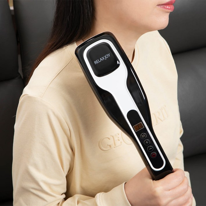 인증 스토어 릴렉스조이 오르카 핸디형 무선 안마기 RJA3011 C타입 헤드 4종 고성능