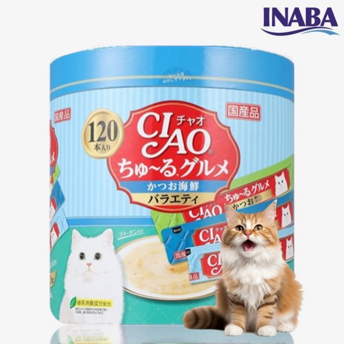 챠오츄르 고양이 구루메 버라이어티 스틱 120p