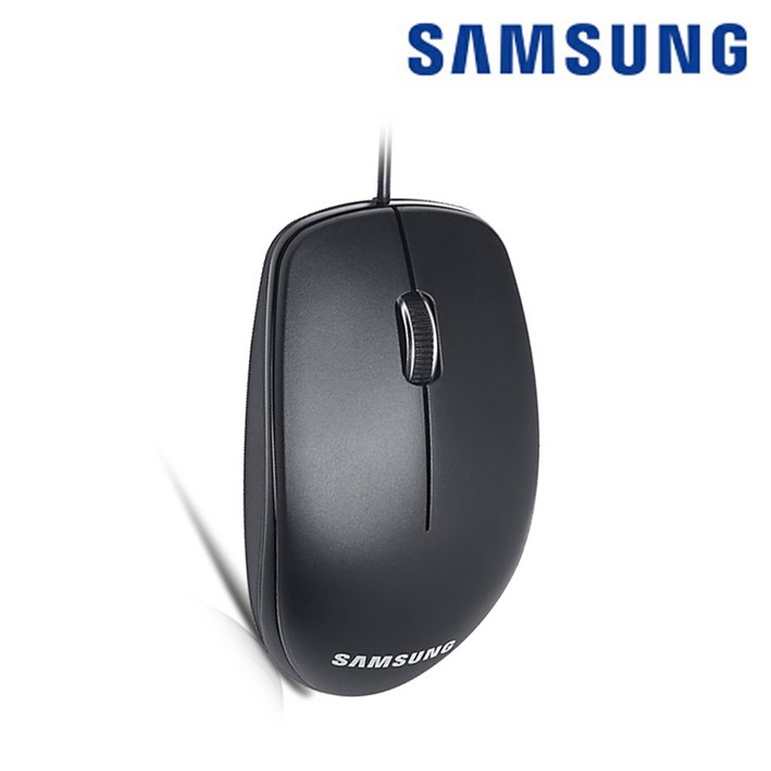 삼성전자 저소음 유선 마우스 사무용 USB 컴퓨터 노트북 SPA-JMA1PUB
