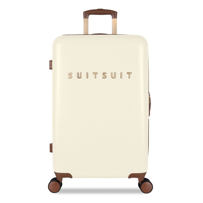 수잇수잇 세븐티스 앤티크 화이트 PE 24인치 중대형 캐리어 TR71814