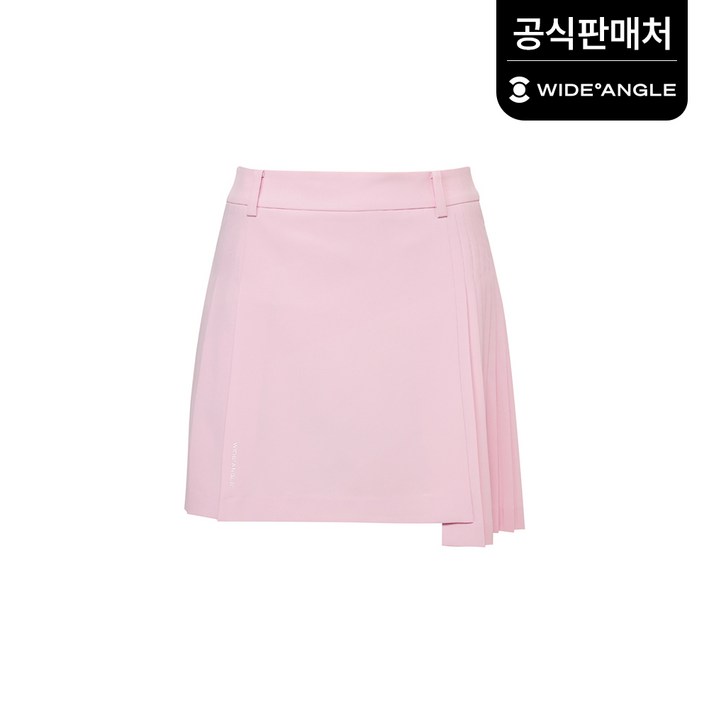 와이드앵글 공식 신상 여성 CO 미들기장 잔플리츠 큐롯 골프 치마 L WWP25Q71P5