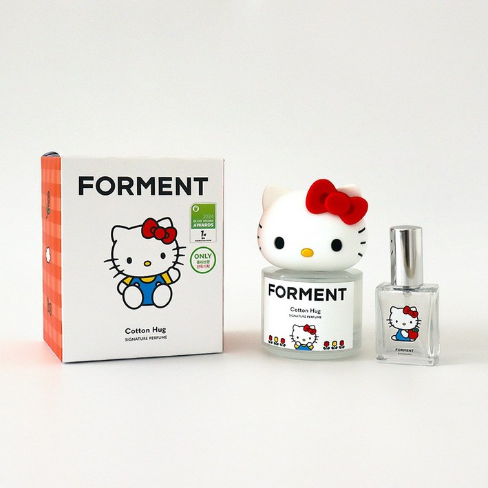 5월한정판1위향수 헬로키티 포근한 비누향공병 포맨트 시그니처 퍼퓸 향수 코튼허그