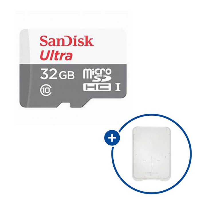 샌디스크 마이크로SD카드 울트라 SDSQUNR32GB SD카드 케이스