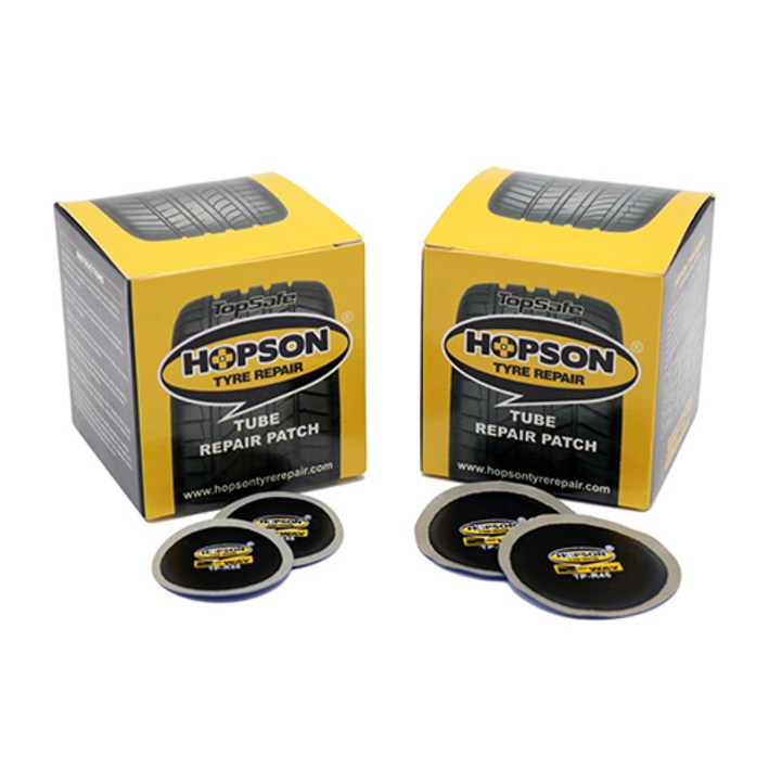 HOPSON 홉슨 타이어패치 튜브패치 타이어 펑크 수리 빵구 35mm(80개입) 45mm(40개입) - 쇼핑뉴스