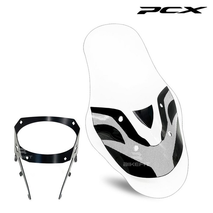 혼다 PCX 롱스크린 84cm 브라켓포함 더뉴 윈드쉴드 국산 1820년식, 1세트 혼다 PCX 롱스크린 84cm 브라켓포함 더뉴 윈드쉴드 국산 1820년식, 1세트