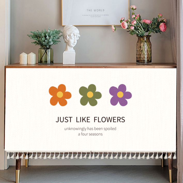 찍찍이 벨크로 가리개커튼 책장 수납장 선반 주방창문 미니 가림막커튼