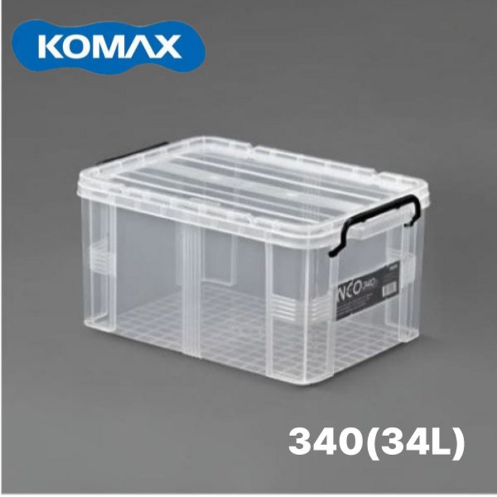 코멕스 네오박스 34L 투명 리빙박스