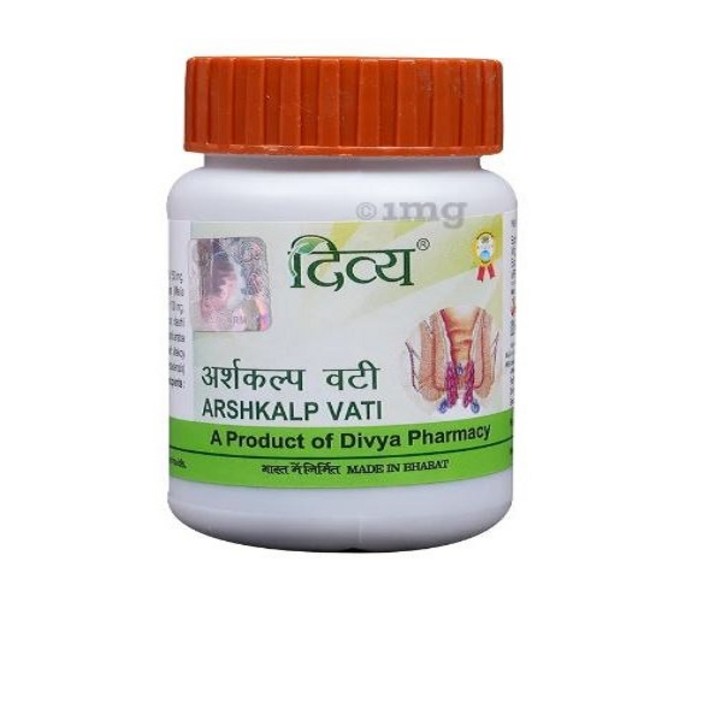 Patanjali Divya Arshkalp Vati  Manages Piles  Haemorrhoids 80 tablets