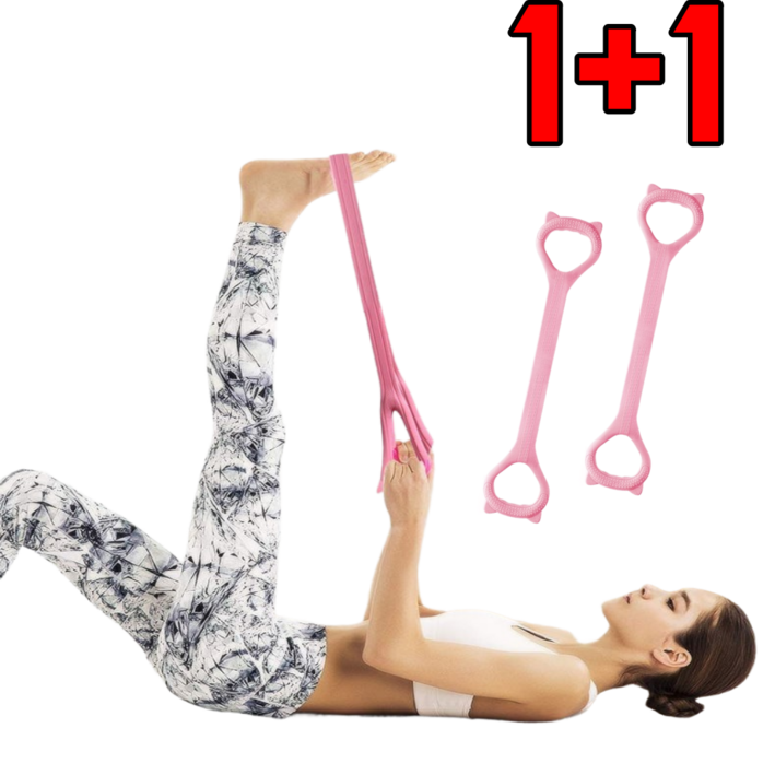 클린웰스 고탄력 스트레칭 밴드 요가 필라테스 운동 탄력 홈트레이닝