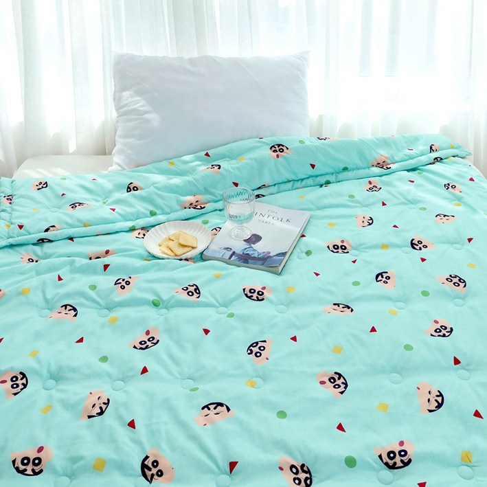 짱구 차렵이불 2중 택1 세미마이크로원단 사계절침구 기념일 생일 집들이 선물 추천