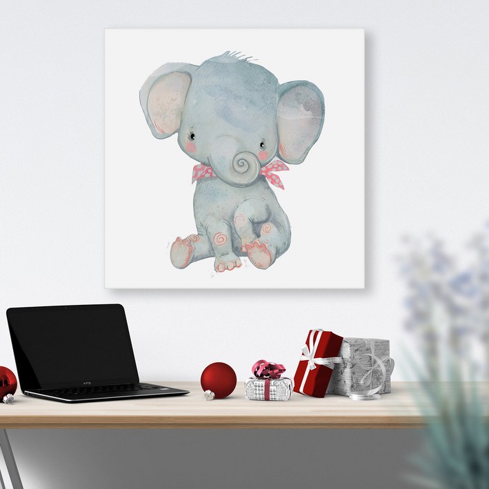 아란아트 귀여운일러스트그림액자 코끼리그림 부엉이그림 아이방꾸미기