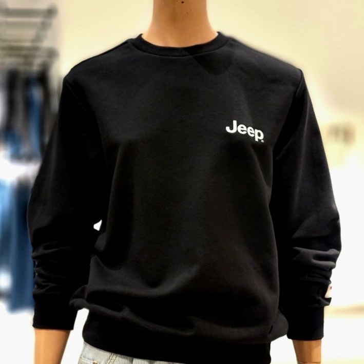 지프 NC불광점 한정 특가 65 할인 남여공용 JEEP 스몰로그 맨투맨티셔츠 JN6TSU871