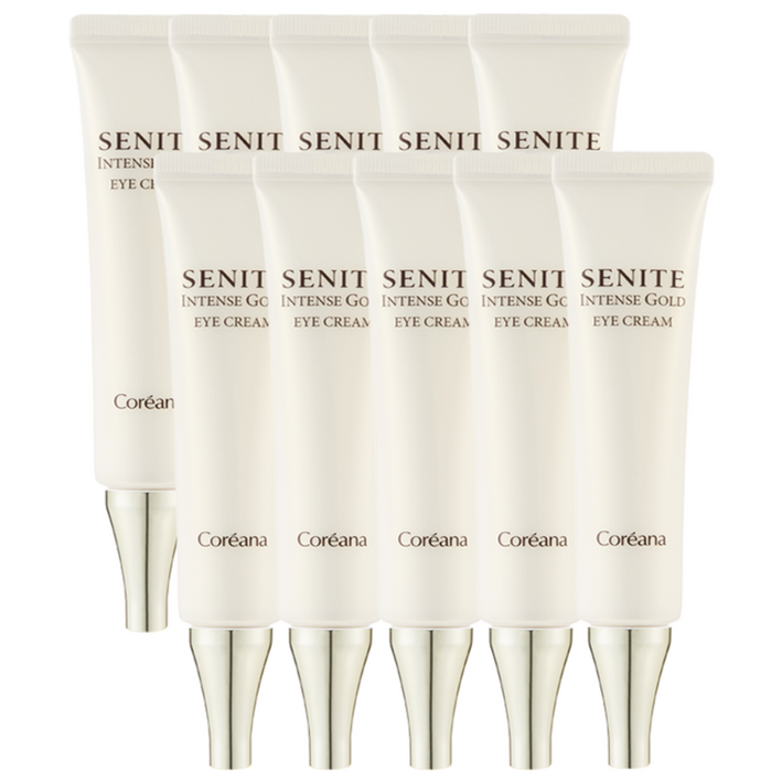[눈가주름 눈밑주름 눈꺼풀처짐 개선] 코리아나 세니떼 인텐스 골드 눈가집중 아이크림 30ml 10개, 10개, 30ml