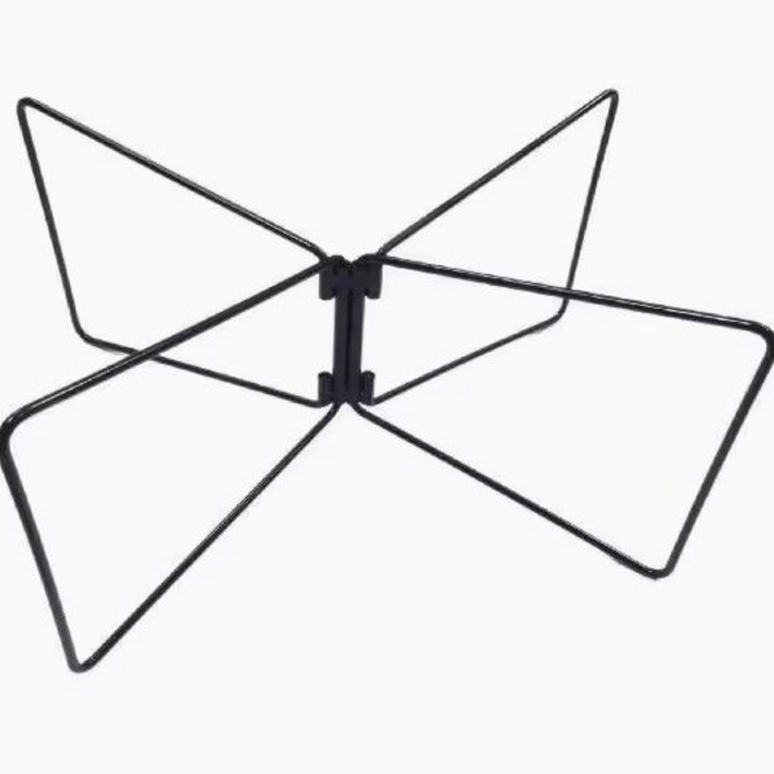 타이거힐 캠핑박스 토르박스 쿨러 스탠드 쉘프 팬히터 캠핑난로 알루텍 받침대, 블랙