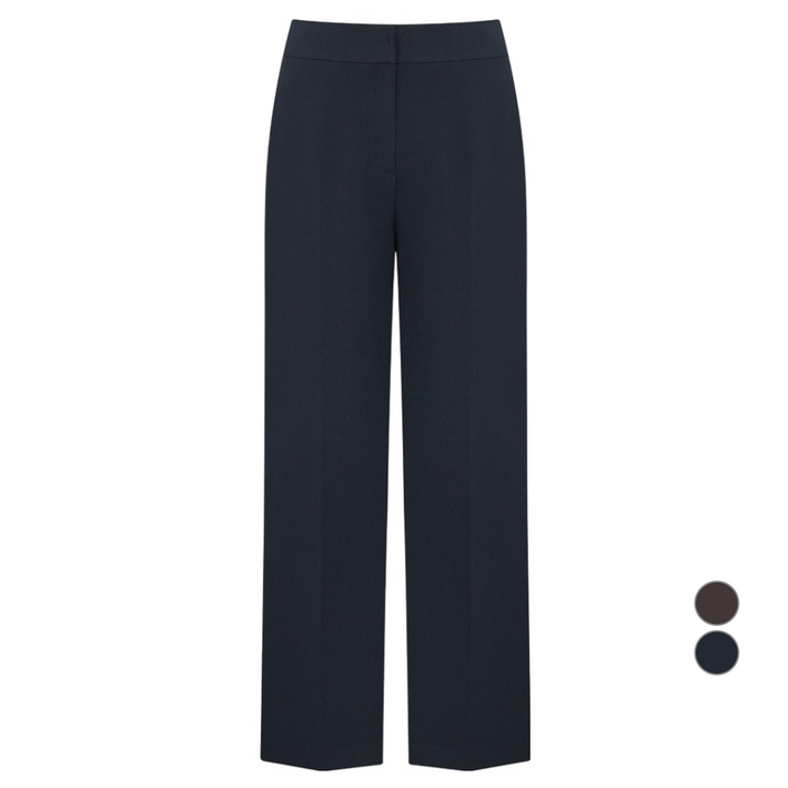 케네스레이디 여성용 크리모 히든버튼 스트레이트 슬랙스