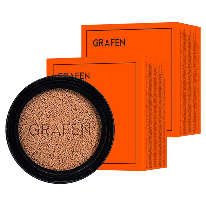 그라펜 남성용 핸섬 커버 쿠션 리필 14g, 3호, 2개