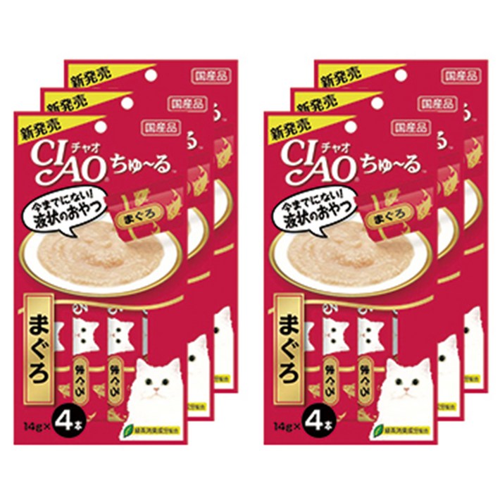 챠오츄르 고양이 간식 4p