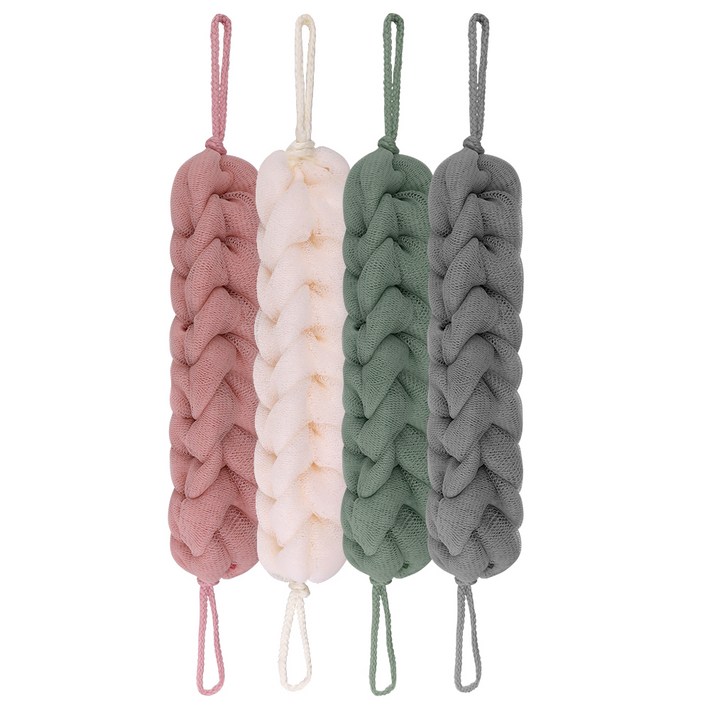 코멧 홈 파스텔 롱 샤워타월 4종 세트