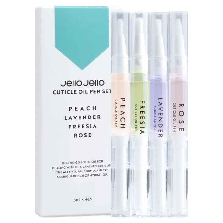 젤로젤로 큐티클 네일 오일펜 4종 세트