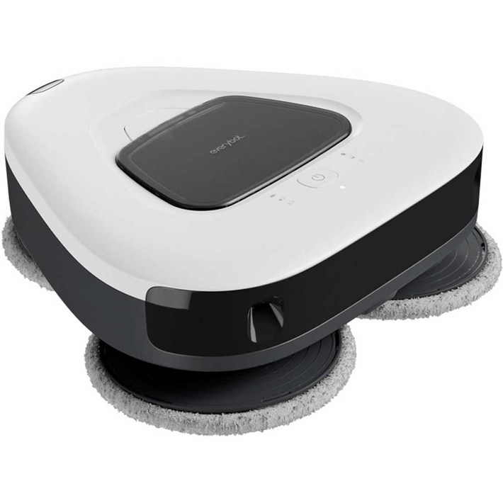 에브리봇 로봇청소기 쓰리스핀 PLUS TS350, TS350, 블랙  화이트