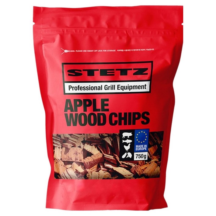 스테츠 사과 훈연칩 바베큐 캠핑용