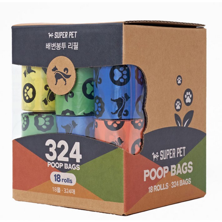 SUPERPET 반려동물 리필 배변봉투