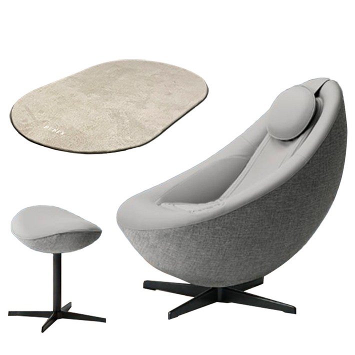 코웨이 비렉스 페블체어 안마의자 방문설치, MCC01, 미스틱 그레이