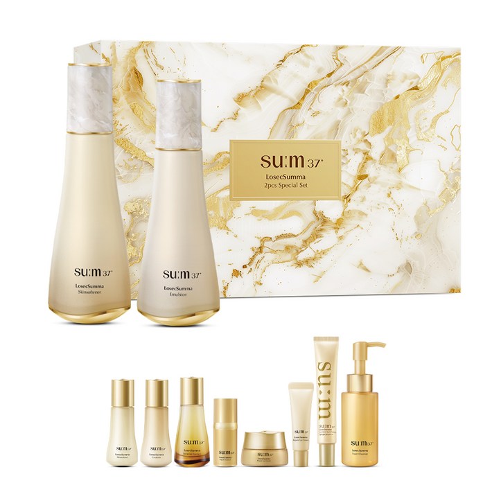 숨37도 로시크숨마 2종 세트 스킨소프너 150mL  에멀전 130mL