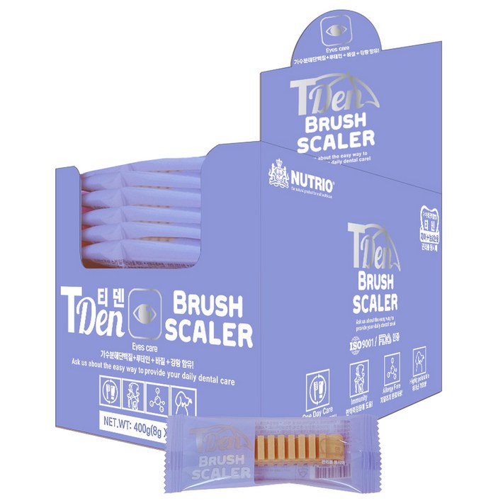 뉴트리오 강아지 티덴 브러쉬 덴탈껌 50p