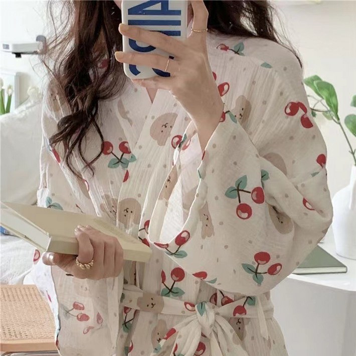 원이네 여리여리한 샤워가운 L 원이네 여리여리한 샤워가운 L
